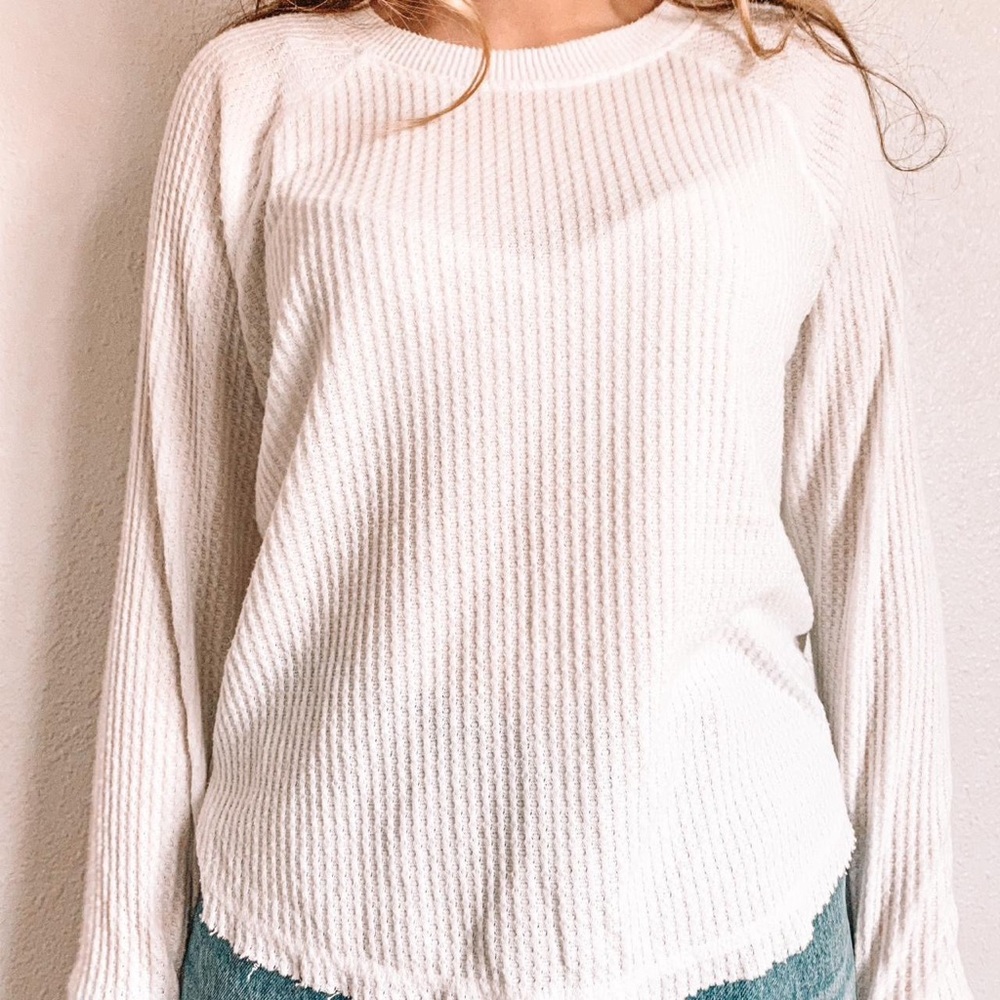 Wild fable waffle knit long sleeve 💐